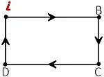 Displacement of a boy walking around a rectangle
