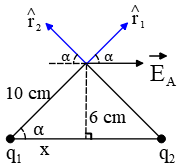 Solution two charge on triangle